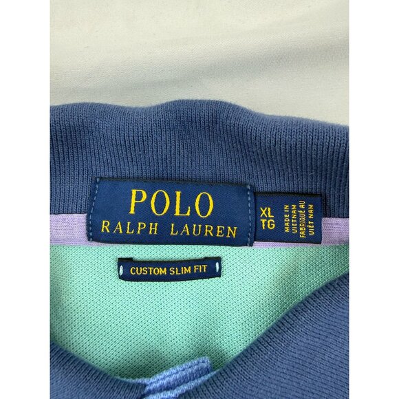Polo Ralph Lauren Men's Multi-Color Big Pony Mesh Polo Shirt Size XL - Picture 3 of 7